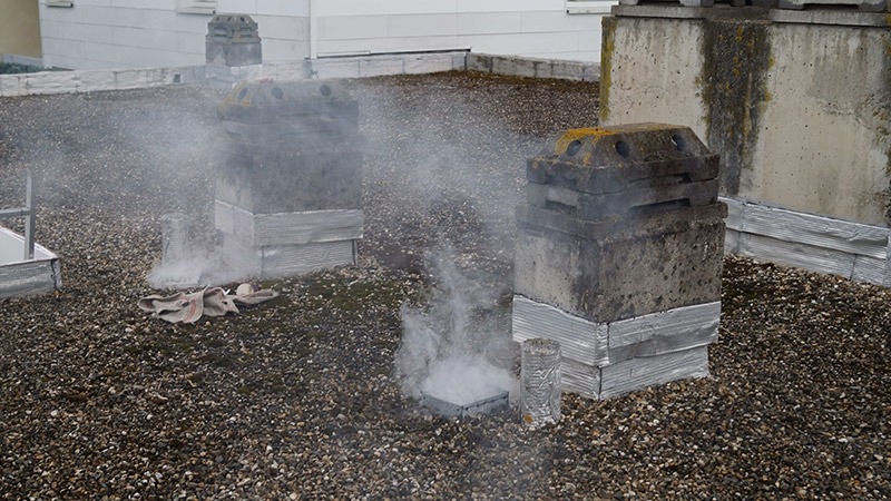 travail de recherche de fuite